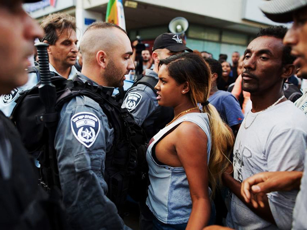 Unidentified Ethiopian-Israeli woman, Tel Aviv - May 2016